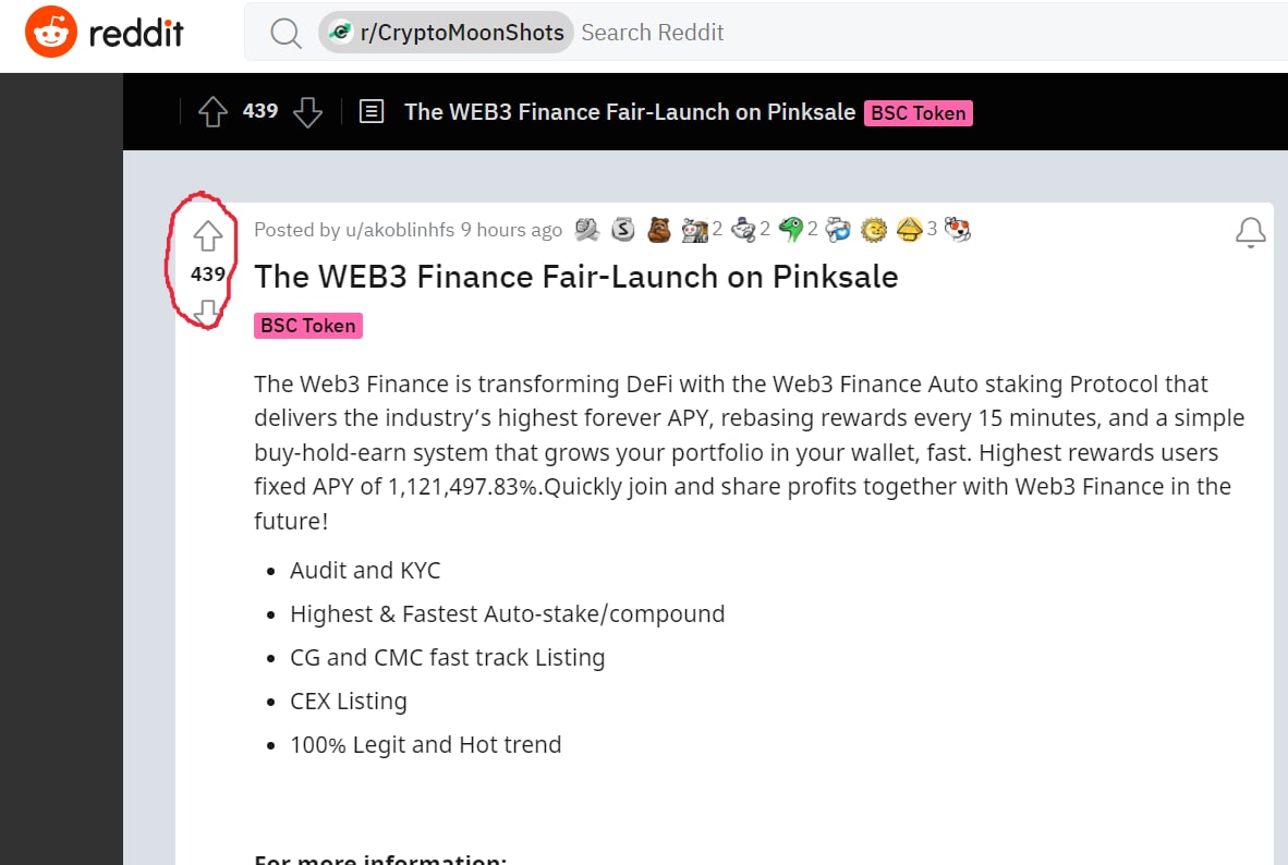 The Web3 Finance Official tweet media