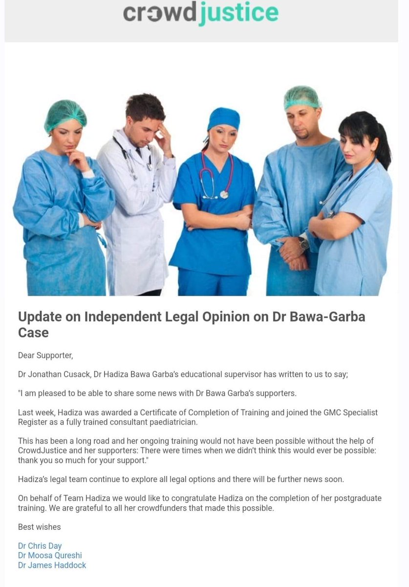 Debostic09's tweet image. #Iamhadiza

The story of Dr Hadiza Bawa-Garba was one that was deeply introspective for me as a Black African Doctor at the time it broke, as One was Often faced with dire situations where you are forced to second guess your actions.