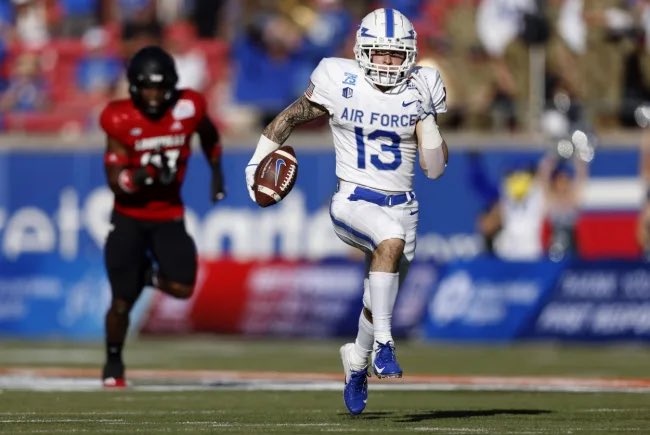 AshtonSchumann's tweet photo. #AGTG After a Great conversation with @CoachLobotzke I’m blessed to say I’ve received an offer from The Air Force Academy. @CoachAC3 @WillieLyles @coach_renfro @CoachBChavez @Perroni247 @RivalsNick @CoachMMcGraw @CAT_TAKEOVER https://t.co/Vm3DjBYDkn