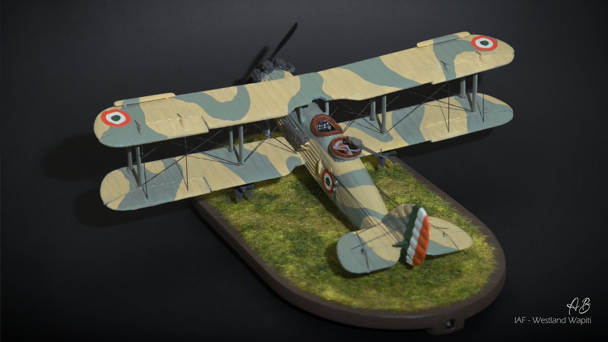 TheWildinMe's tweet photo. Westland Wapiti, a multirole biplane was the first aircraft to be inducted into the #IndianAirForce on 1st April 1933
Dedicating this 1:35 scale model to all the men &amp; women of Indian Air Force for their services to our nation.
@IAF_MCC 
#IAF
#BharatRakshak https://t.co/qZPYrutU5E