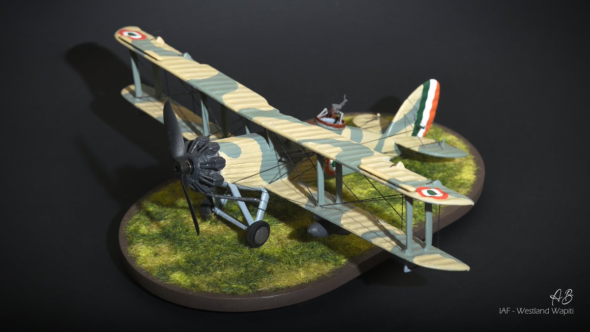 TheWildinMe's tweet photo. Westland Wapiti, a multirole biplane was the first aircraft to be inducted into the #IndianAirForce on 1st April 1933
Dedicating this 1:35 scale model to all the men &amp; women of Indian Air Force for their services to our nation.
@IAF_MCC 
#IAF
#BharatRakshak https://t.co/qZPYrutU5E