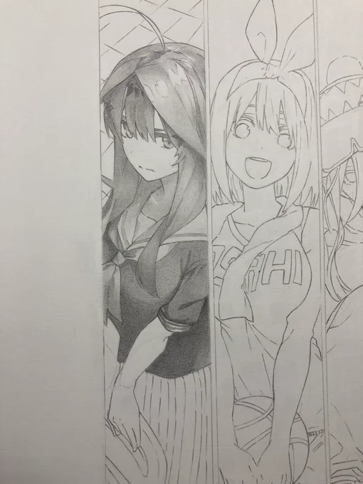 結構早いスピードで塗れてる
#五等分の花嫁 