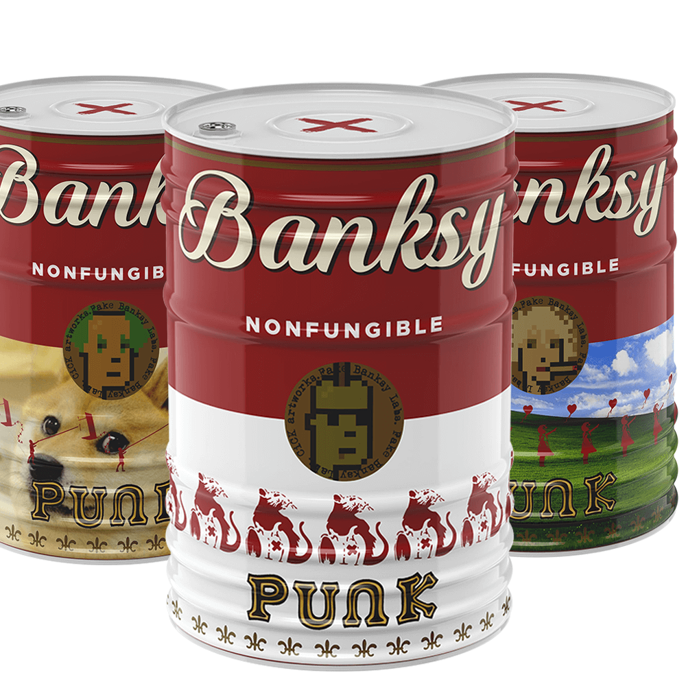 #FakeBanksyPunks🎁#NFTGiveaway🎁 

🎉Celebrating CiCK's ETH collection launch, we r giving1⃣1/1🆓#FBP #NFT(worth 145$) 
☑️Public Sale(.0⃣5⃣ #ETH)starts after5⃣K Pre-Sale minted

✅To enter⤵️
🙏follow <a href="/CiCKartworks/">CiCK</a> &amp; <a href="/opeiratis/">opeiratis</a> 
❤️🔃
🗨️with #FakeBanksyPunks

⏳8⃣4⃣hrs⏱️

🍀GL✌️