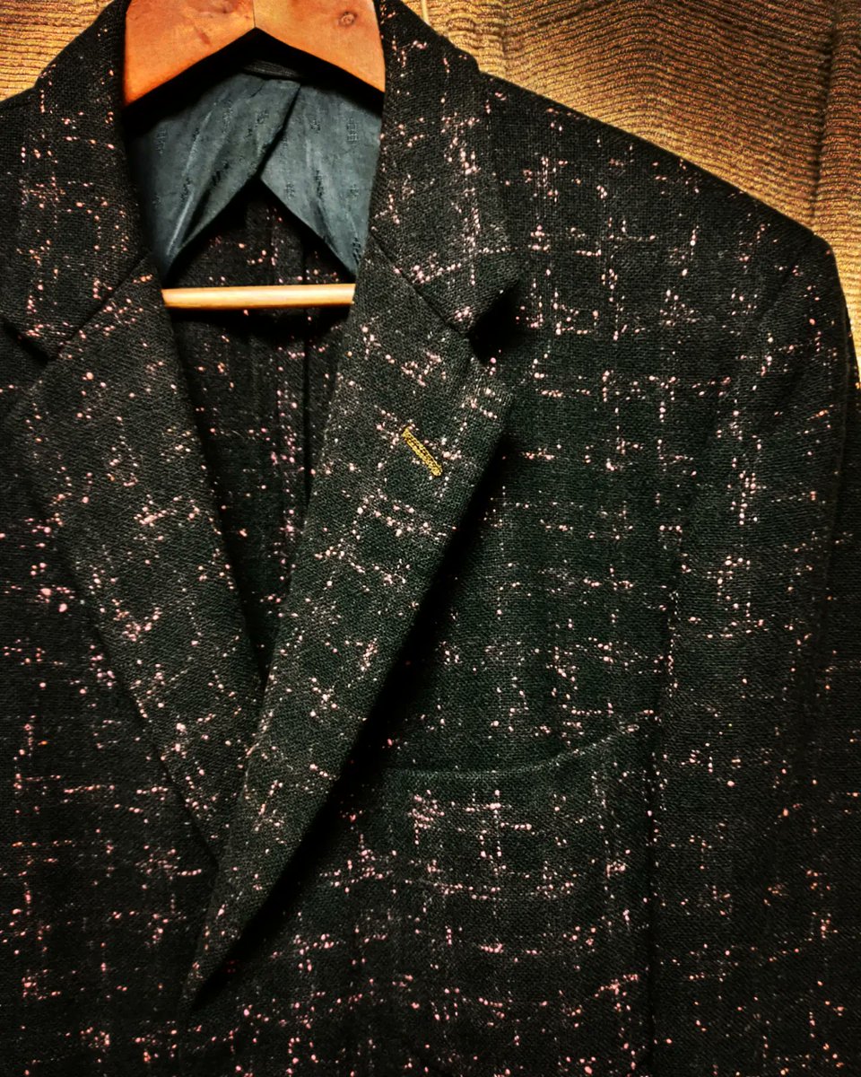 YosukeFunabashi's tweet photo. Vintage 1950s Fashion Tailored Fleck Wool Jacket!
#706union
#50sstyleclothing
#vintageclothing
#elvisstyle
#hollywoodjacket
#fleckjacket
#warpandwoof
#midcentury
#fleckpattern
#blackandpink
#elvispresley https://t.co/44bYg0m7aR