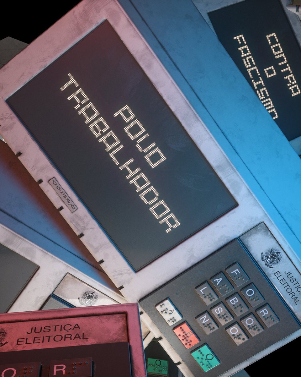 teolfe's tweet image. Vamo com a classe. Sem tempo pra esse povo. 🔥
(Lembrando que não é só sobre a urna...)
#DesignAtivista e #TitulodeEleitor #octane #blender