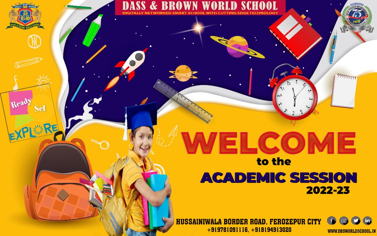 dassandbrown's tweet photo. DBS - The #futuristic school always ensures to provide the #best #quality #education.
This school is driven by the #passion for #excellence in all spheres.
Welcome to the #new_session 2022-23 with special #PLATINUM_JUBILEE_EDITION
Seek Admission in #The_Best_School https://t.co/QCzQsSx57E