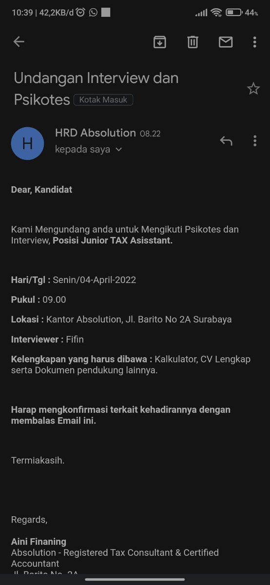 #TESTIMONIENGLISHCVATSBYDKA

Alhamdulillah akhirnya ada real testimoni dari teman kampus. Senang bisa membantu yah