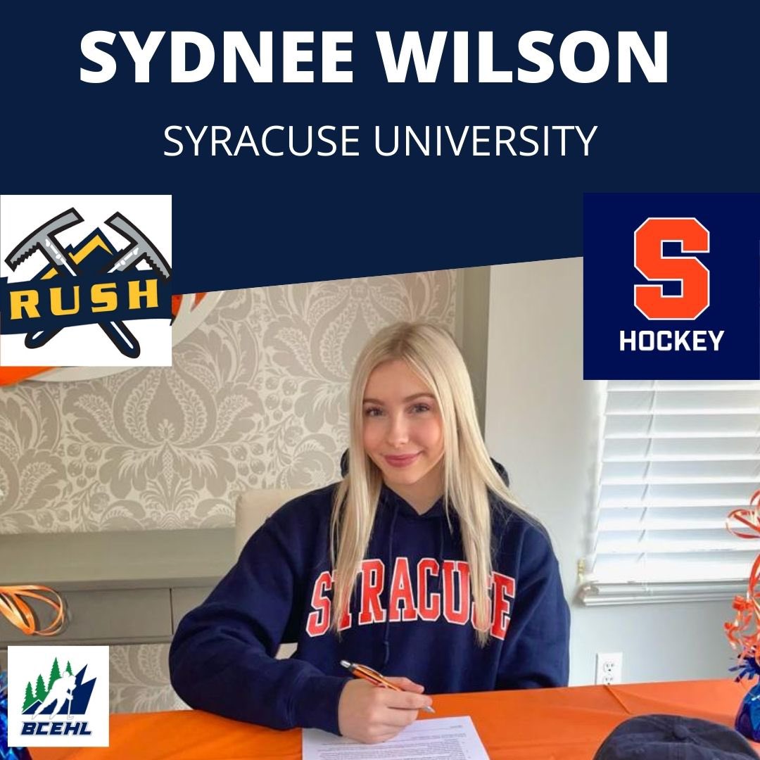 Congratulations to FVR alumni Sydnee Wilson on signing her NCAA Division 1 letter to Syracuse! 💙⚒💛