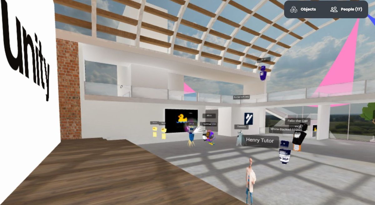 Ran a very meta lecture on Hi-Fi prototyping in VR on <a href="/MozillaHubs/">Mozilla Hubs</a> today! Loving the spatial audio and performance was great! #design #deco3009 #virtualreality #metaverse #byezoom <a href="/syd_designlab/">Sydney Design Lab</a> @Sydney_Arch