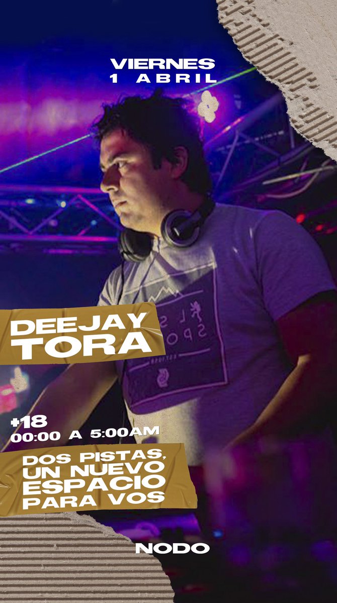 NUEVA TEMPORADA! 
Nuevo espacio
La escénica intacta…
<a href="/DjToraOficial/">DJ TORA Pro</a> rompiendo la pista! 
LOS VIERNES NO SE NEGOCIAN 💃
#NodoOnada