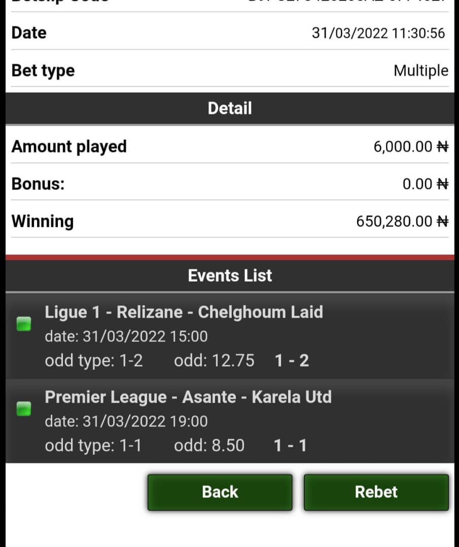 Wilson12Woo's tweet photo. Good evening sir. I really admire your good work here. Thanks for delivering me with this game yesterday. It played out well. Thanks @betsmasterspro.
#NoJusticeNoTolling #Tinubu #Bandits #DavidoQatar2022 #Kilometer #FIFAWorldCup
#ReeceJames #Jabulani #NaApril #tenhag #buhari EFCC https://t.co/NpfTz1xPcj