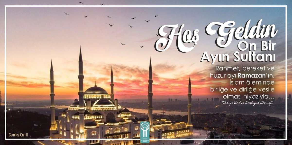 TDEDBURSA's tweet photo. Hoş geldin on bir ayın sultanı Ramazan

Rahmet, bereket ve huzur ayı Ramazan’ın, İslam âleminde birliğe ve dirliğe vesile olması niyazıyla… https://t.co/khUzmqkTRY