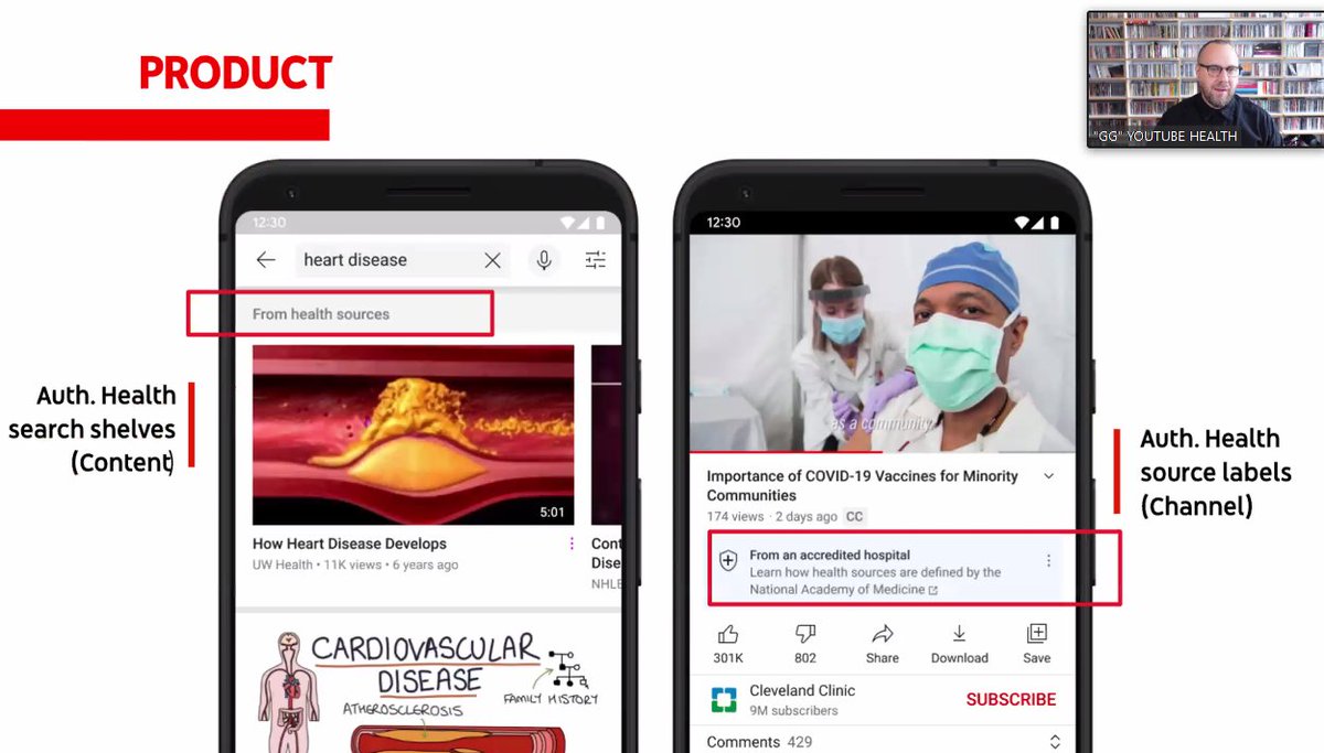 medinfode's tweet photo. . @afgis_de-#Workshop "Wie kommuniziere ich das Richtige richtig?". Vierter Vortrag von Götz Gottschalk von #YouTubeHealth mit einer gemeinsamen Initiative mit @WHO und @theNAMedicine zu zuverlässigen Quellen für #Gesundheitsinformationen. https://t.co/Eb9LaftukP