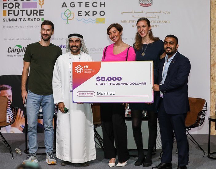 thoughtforfood_'s tweet photo. A big thanks to the @Food4FutureExpo, @Cargill &amp; @MoCCaEUAE for supporting the first-ever edition of the TFF MENA Agri-Food-Tech Challenge!

Read more about these teams and more here👉 https://t.co/9gWTUGHW9R

#foodforfuturesummit #foodforfuture #foodandwatersecurity #MENA #TFF https://t.co/hHEUvDXeDW