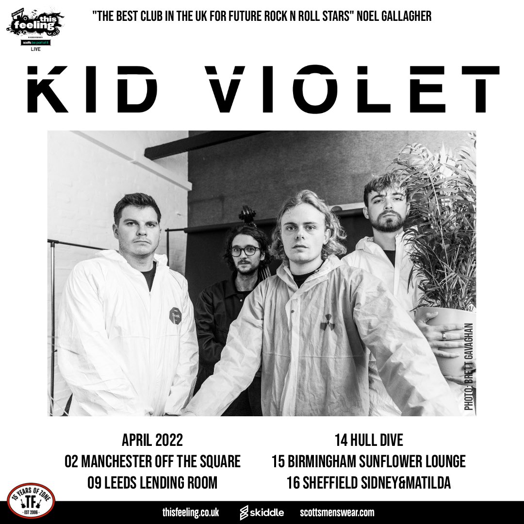 tour starts tomorrow <a href="/KidVioletBand/">Kid Violet</a> 

thisfeeling.co.uk/kidviolet