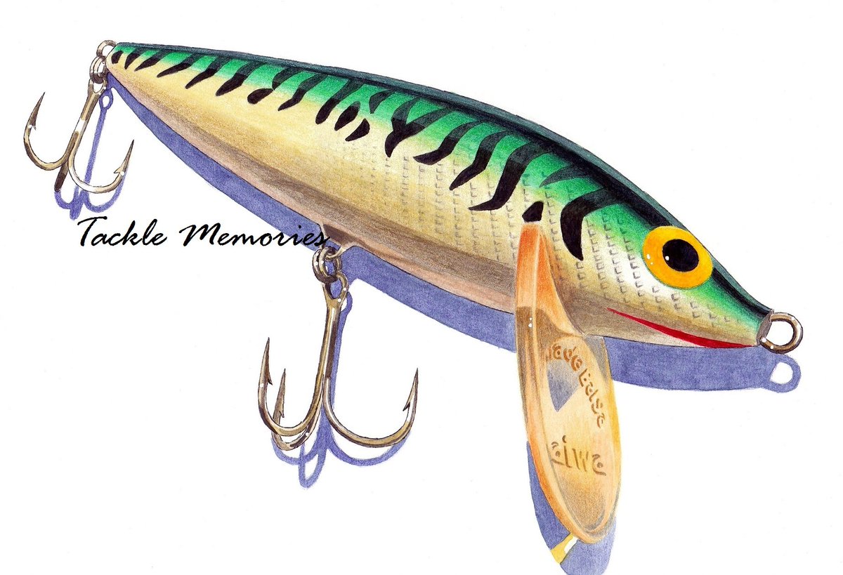 オールドダイワのイラスト集です。カラーリングや造形などに年代や風格