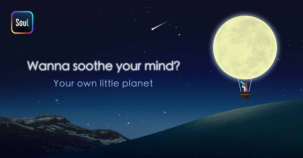 Soulappofficial's tweet photo. Need a place to soothe your mind?
Come to #SoulApp to find your own little planet 🌛 https://t.co/QTkpawJClr