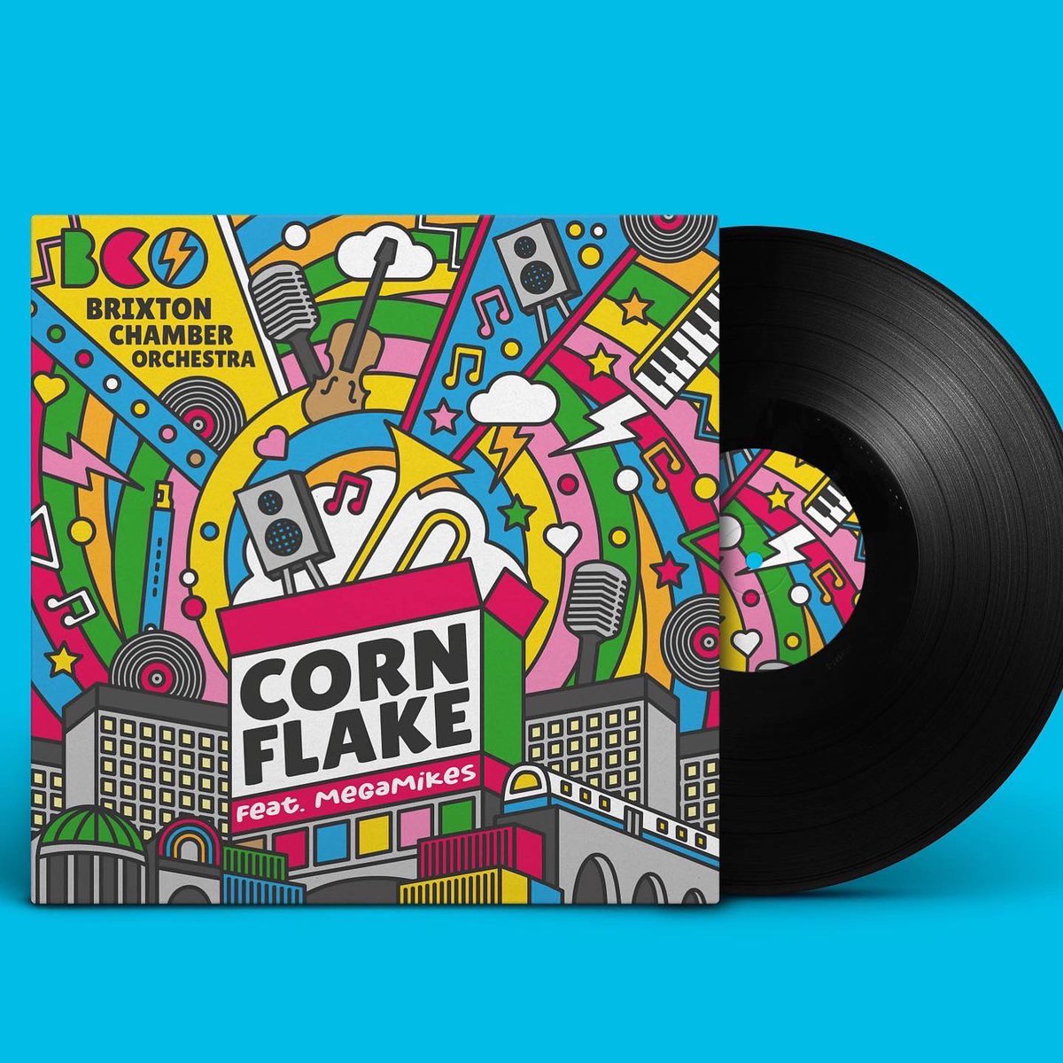 BrixChamber's tweet image. 1 WEEK TO GO! 🤩 Our very first release will be on all digital platforms! Featuring @MEGAMIKES_ &amp;amp; @SymphonySilas with an orchestrated cover of @porncrumpets #Cornflake 🥣