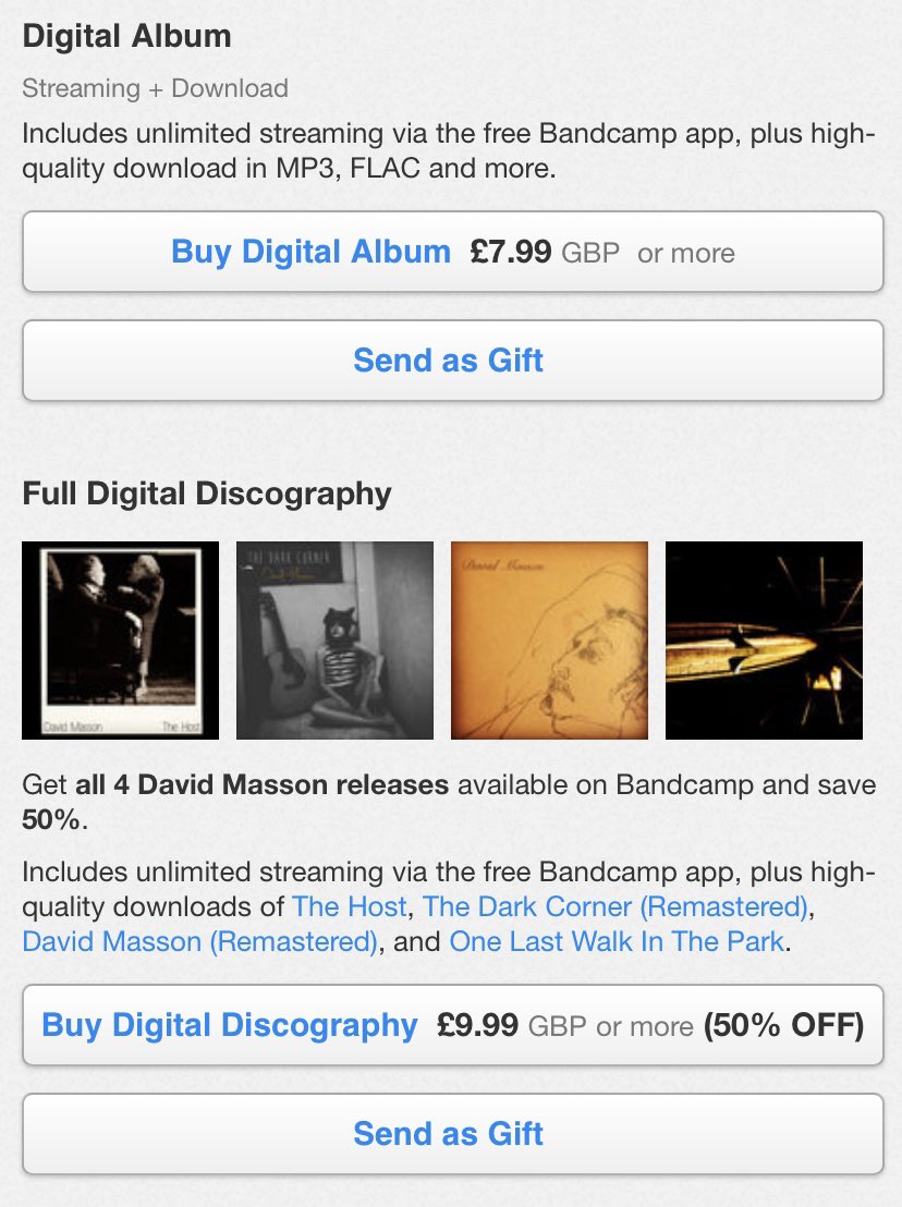 It’s bandcamp Friday which means if you buy my music in Bandcamp today I will get all the proceeds. As a pre thank you for doing this you can get my entire catalogue for £9.99. That’s 3 albums and a bonus song. Thanks in advance my lovelies. #BandcampFriday #music #NewMusic