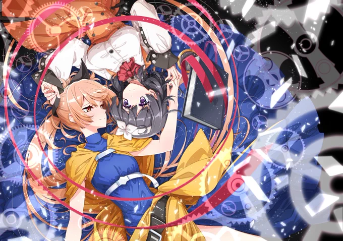 メノウとアカリ。
skebにてリクエスト頂きました。
#処刑少女 
