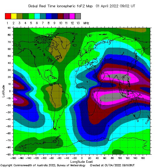 Global Optimum NVIS Frequency Map Based Upon Hourly Ionosphere Soundings via https://t.co/6WcAAthKdo #hamradio https://t.co/eCgurtzHhU