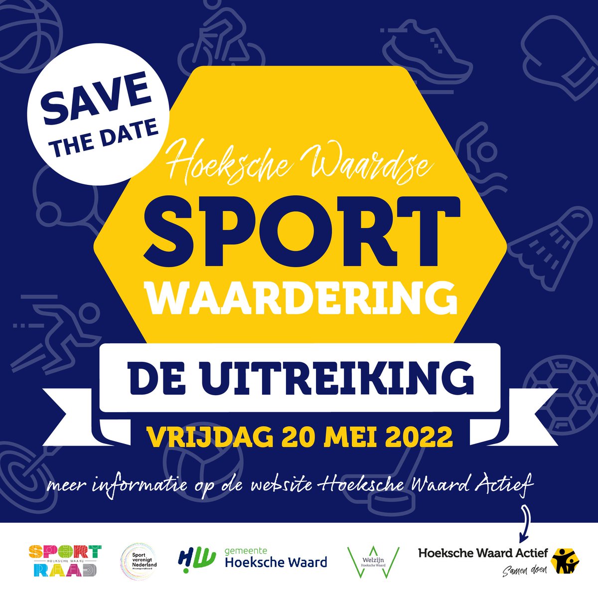 HW_Actief's tweet photo. De uitreiking van de Hoeksche Waardse Sportwaardering 2021 gaat plaatsvinden op vrijdagavond 20 mei 2022 in de 'Drie Lelies' in Puttershoek. De uitreiking wordt gepresenteerd door Jan Dirk Stouten. Wil je hier bij zijn? Opgeven kan via https://t.co/r5dNZbMhX7. https://t.co/oBsjqDLACn