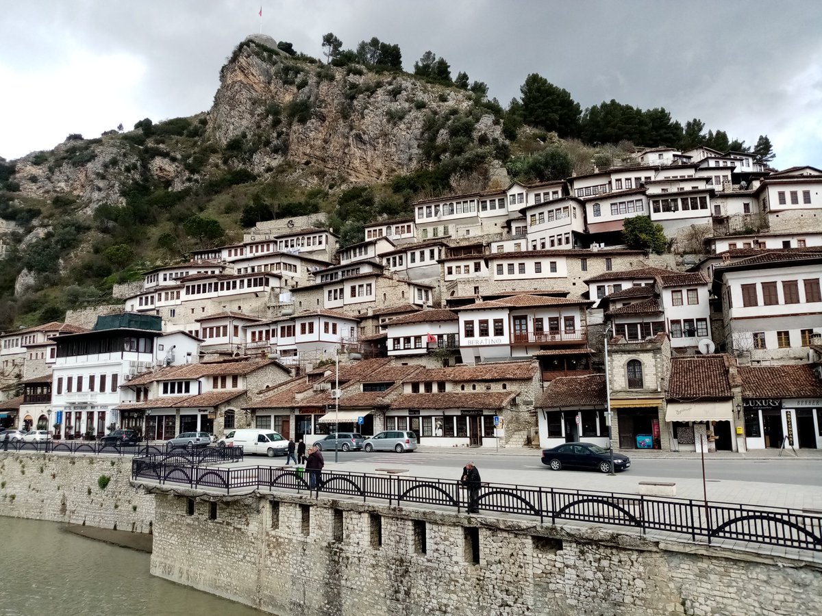 WordsByJRM's tweet photo. GM from Berat! Just been scored at chess by old men in the park, heading to the winery for lunch then off to look at some houses for sale. I hope all of you have equally exciting days ahead! https://t.co/FDsP7Chhac