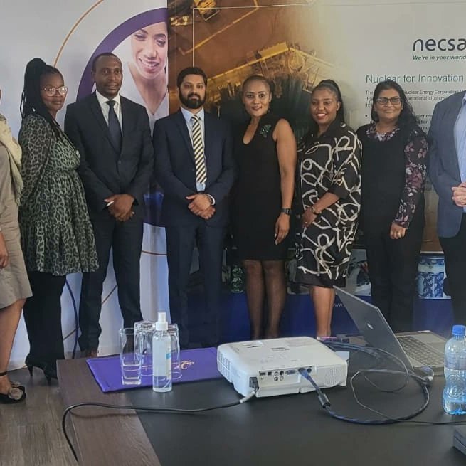 necsa_Ltd's tweet photo. CHIETA has signed an MoU with Necsa for collaboration on skills development programmes. The signing ceremony was led by  CHIETA CEO Mr Yershen Pillay joined by Necsa GCEO, Mr Loyiso Tyabashe. https://t.co/243KOXWXpt