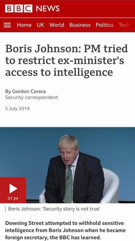 MartineMavi's tweet photo. "It is understood Theresa May & some in the intelligence community had worries about Mr Johnson's ability to keep information confidential."
Let that sink in...
#JohnsonOut67 #JohnsonSecurityRisk #ToriesUnfitToGovern https://t.co/zMz9nbchmg