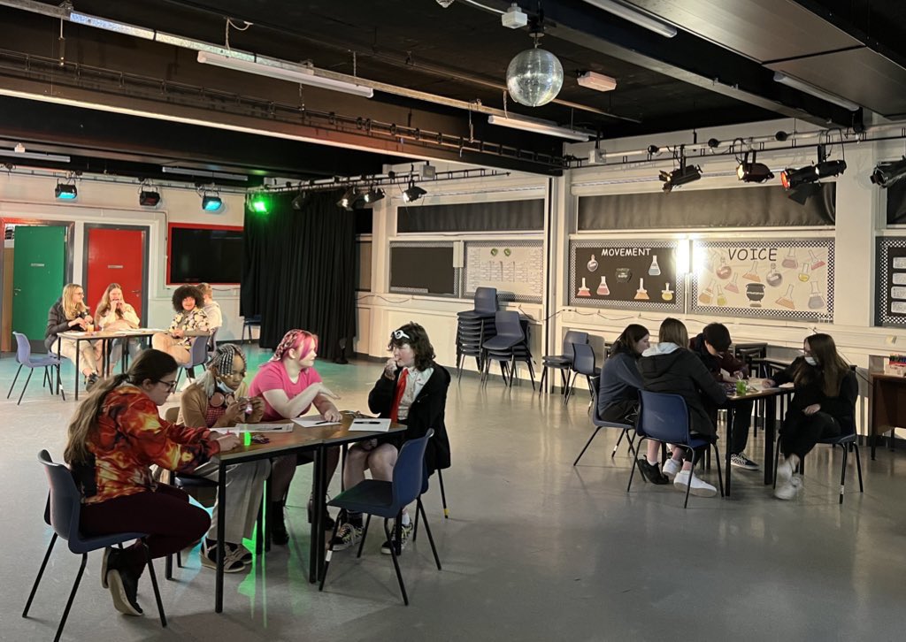 It is the last day of term and 3rd years are listening to and evaluating their podcasts they created over the last few weeks. Such great work produced. Well done 3rd years 😁 <a href="/StJohnsOfficial/">St John's RC High School</a>