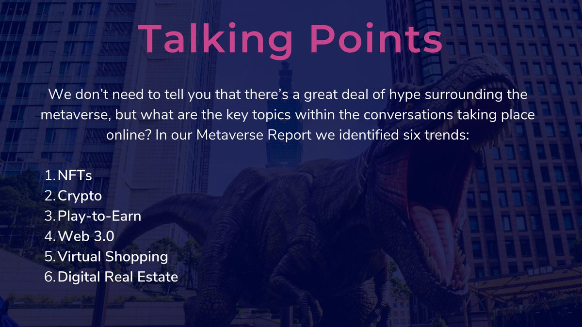 TenBearGroup's tweet photo. To find out how people are feeling about this impending new reality, we looked into online conversations about the “metaverse” to identify key highlights and overall trends.

Read the full report summary here: https://t.co/CZap8ScmiD

#sociallistening #consumerinsights #metaverse https://t.co/9TFdSlWEQr