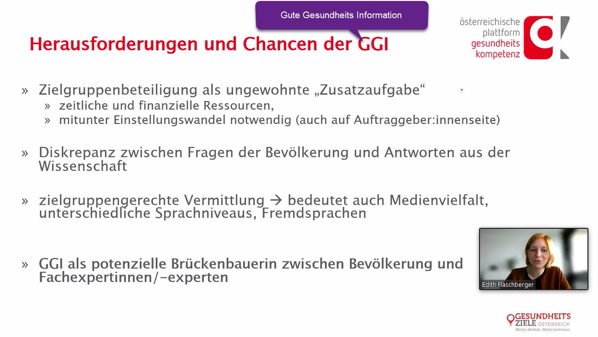 medinfode's tweet photo. . @afgis_de-#Workshop "Wie kommuniziere ich das Richtige richtig?". Dritter Vortrag von Edith Flaschberger von @goeg_at: "Wie kann Gute #Gesundheitsinformation gelingen?".
#Gesundheitskompetenz https://t.co/3ToPNs2ZJR