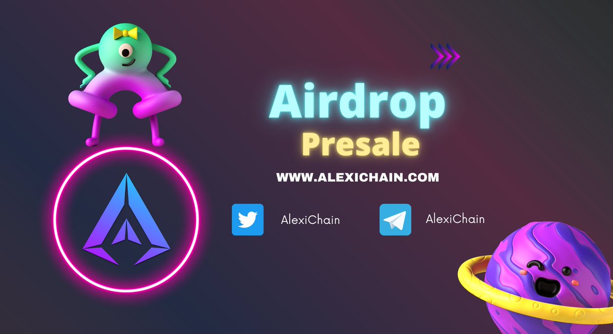 AlexiChain's tweet image. 📣#AlexiChain #Airdrop is now LIVE! 😍

🎉Total for airdrop: $500,000 worth of $LEX for 10.000 first valid user
👉alexichain.com/#presale
🗓Airdrop Ends: 30th May 2022
🗓Liquidity will added after airdrop ends
Good luck and have fun!
#Airdrops #BSC #BNB