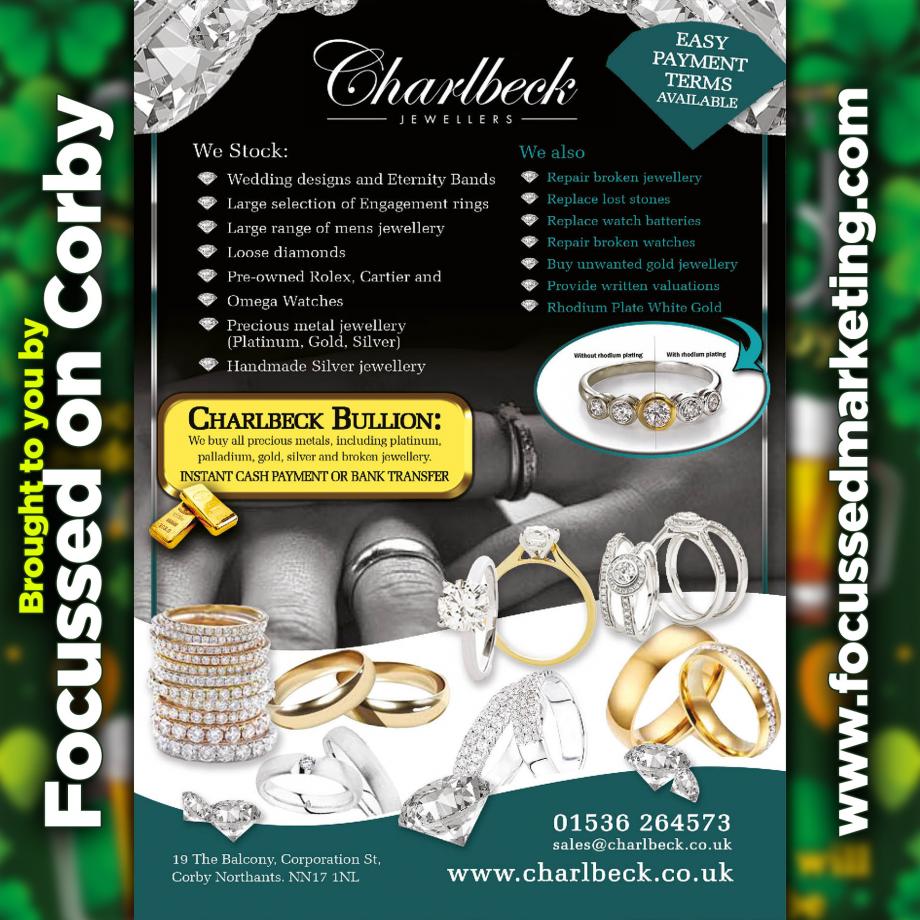 Barbwire_Design's tweet photo. @CharlbeckJewellers are wedding ring specialists and a whole lot more! Their repair and restore service will breathe new life into your dull or broken Jewellery.
CHECK OUT THEIR VOUCHER
#focussedonkettering #jewellers #wedding #watches
#Bullion
#FocussedonCorby https://t.co/GDDqIRgmsj