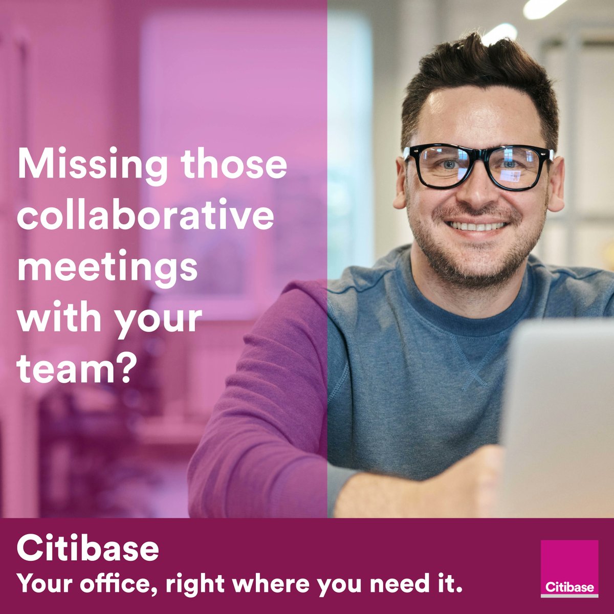 Your office, right where you need it.

#citibase  #workspace #flexibleworkspace