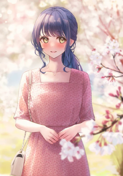 「もう春だ。」

#イラスト 