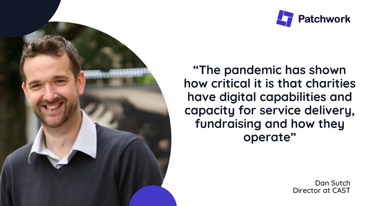 trypatchwork's tweet image. A lot of organisations have had to adopt different ways of working throughout the pandemic, particularly when it comes to making their organisations more digital @dansutch @TechForGoodCAST