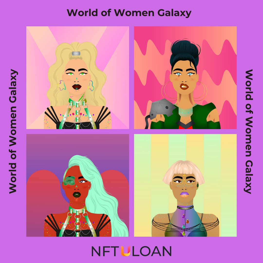 The #WoWGalaxy🌌 collection by <a href="/worldofwomennft/">world of women</a> is sold out!💅

Borrow against your NFT at 👉nftuloan.com! Fully on-chain Defi protocol that gives instant liquidity to your NFT portfolio.
#nft #nfts #nftart #nftcollection #nftloan #nftborrow #nftlend #nftuloan #nftdrop