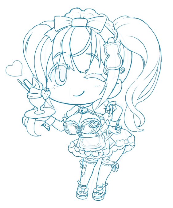 SDたゆゆ ラフです(*'ω`*)
#たゆゆんたゆ #たまぷろじぇくと 