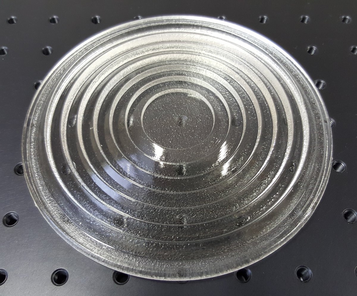 Dividing a lens surface into concentric rings to reduce the weight of the lens was adopted by Augustin-Jean Fresnel in 1821 for use in lighthouse lenses. 
bit.ly/36Vgk1c

#fresnel 
#fresnellens
#glassfresnel
#adeptoptical