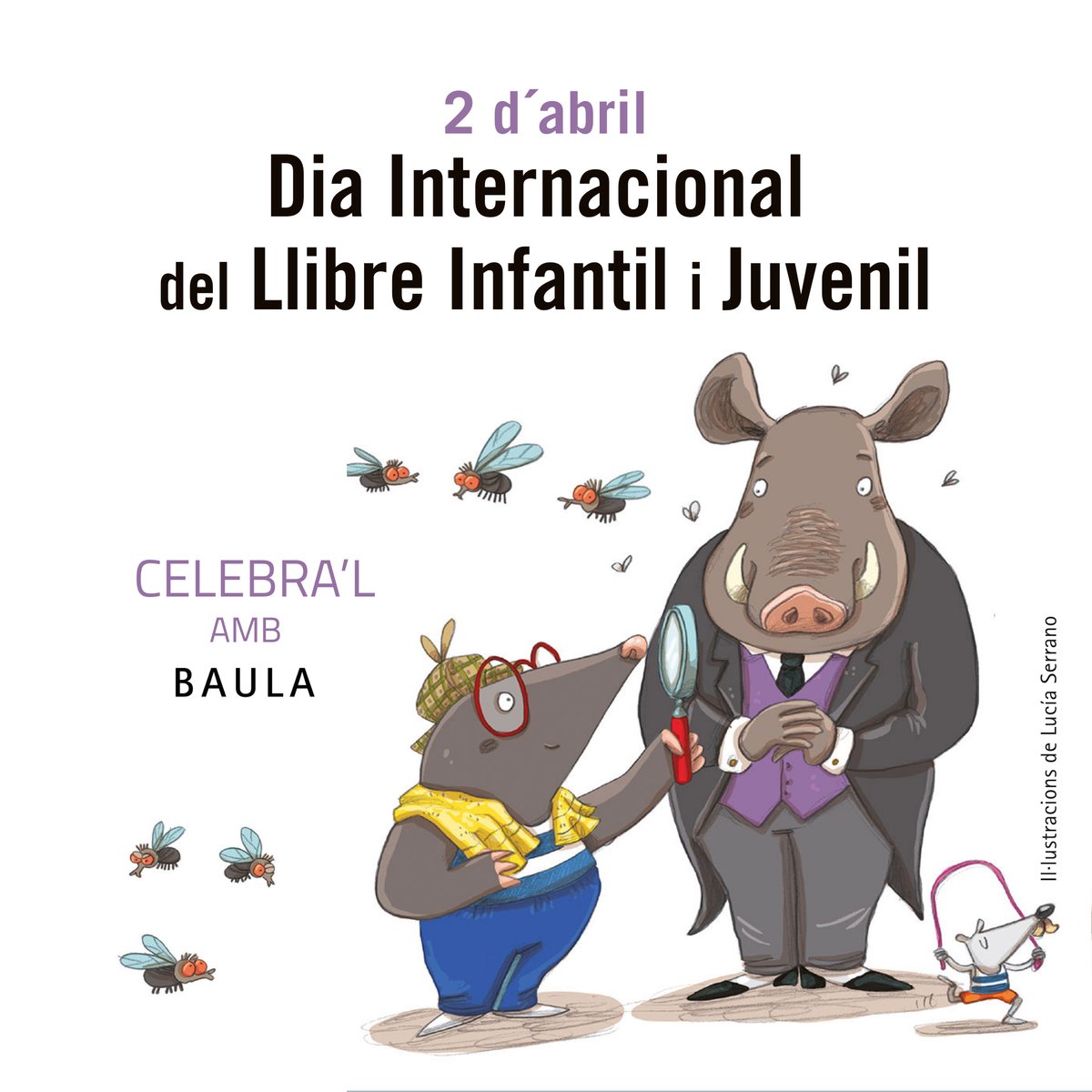 Recordeu que demà és el Dia Internacional del Llibre Infantil i Juvenil. Des de Baula us animem a celebrar-lo amb els nostres llibres.

#baulaeditorial #díainternacionaldellibroinfantilyjuvenil #llibresinfantils #llibresjuvenils #llibreinfantilijuvenil