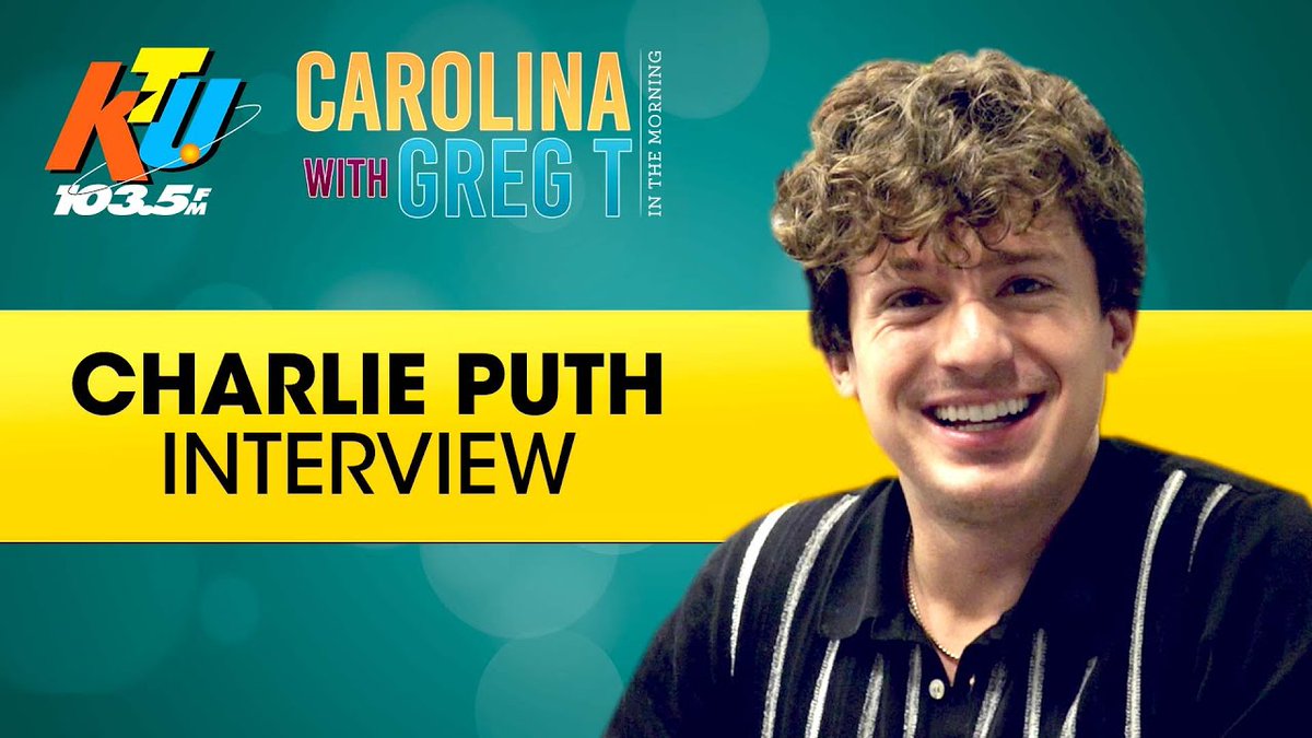 1035KTU's tweet photo. CHECK OUT OUR FULL INTERVIEW w/ @charlieputh! WATCH: https://t.co/gSFJeQk307 #lightswitch #CharliePuth https://t.co/eslzuVmYEL
