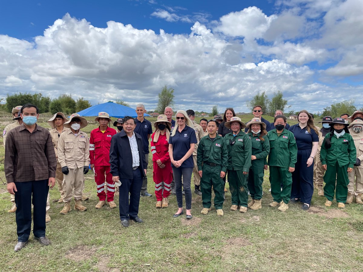 MAGsaveslives's tweet photo. Today, our team in Laos was delighted to welcome Rt Hon Amanda Milling, UK Minister for Asia and the Middle East, to see our work clearing unexploded ordnance and supporting people to recover from the impacts of conflict.

Thanks to @FCDOGovUK🇬🇧 for supporting our work in Laos🇱🇦 https://t.co/V0G3W1r40x