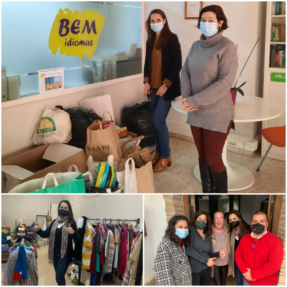 ACEIAndalucia's tweet photo. 🇺🇦 🕊 ¡Colabora! #ACEIAconUcrania 🇺🇦 #SolidaridadUcrania #NoAlaGuerraEnUcrania 🌿🌿

Nuestra enhorabuena 👏👏 a nuestra #EscuelaACEIA @bemidiomas, por esta iniciativa solidaria magnífica. 

Hay que seguir ayudando al #PuebloUcraniano 🇺🇦.

Gracias 🙏 por vuestra 🤝 #solidaridad. https://t.co/RrdZe7szpq