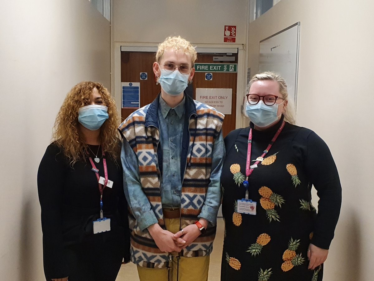 Earlyintervbham's tweet photo. Time to shine for our latest iHub stars, new joiners Thomas Yeomans, Lauren Kinsella &amp; Sharna Samuels, for making such a positive impact on the iHub in a short time with their improvement  ideas already being introduced @JasonElston38 @bevbighair @ChrisHoltNHS @bhamcommunity 👏👏 https://t.co/DIicIyKQgT