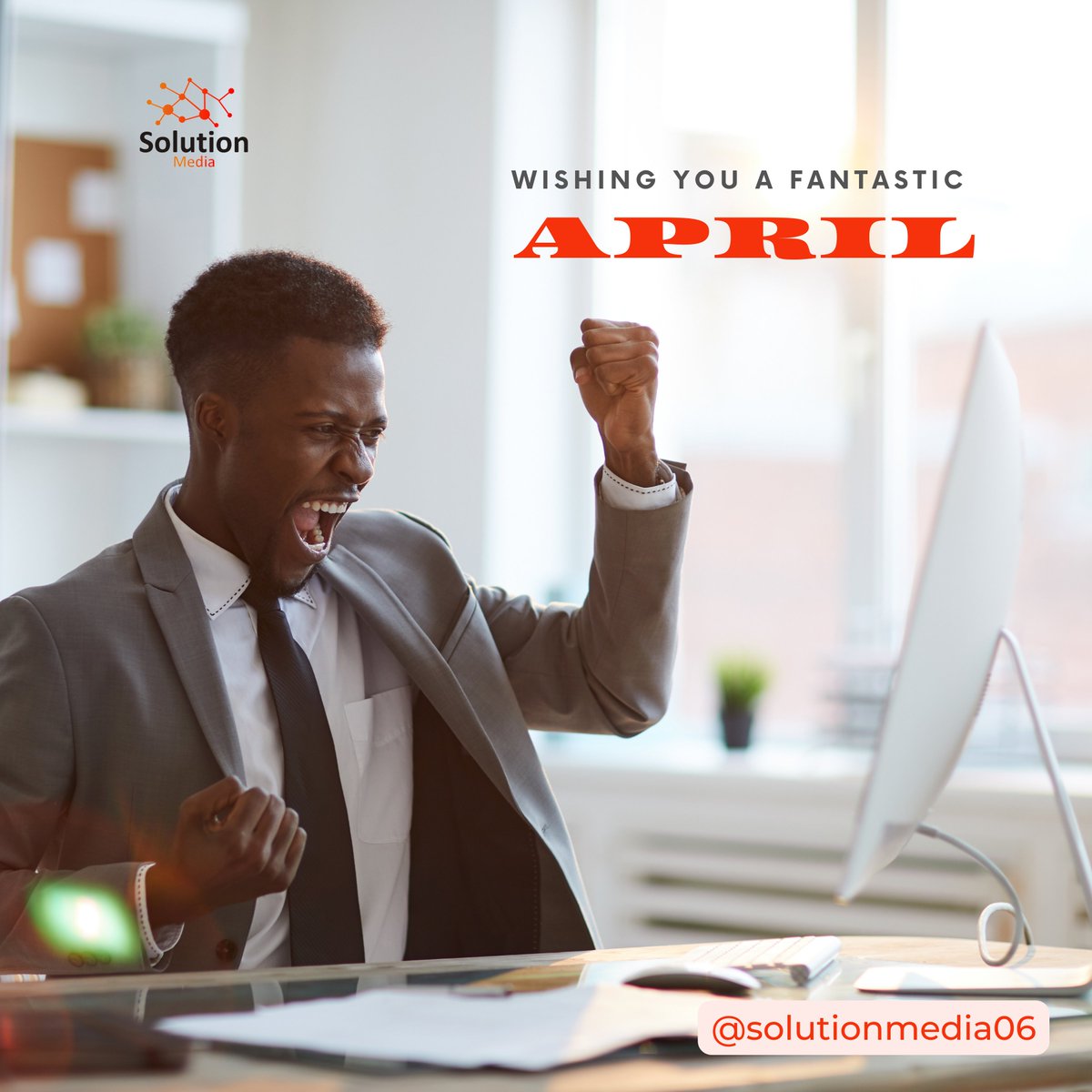 SolutionMedia06's tweet photo. Let's do more!

Happy New Month Everyone!

@solutionmedia06 

#solutionmedia #happynewmonth #happyapril #aprilfool #mediarelations #fridaysthought #TGIF https://t.co/TKTgnhzgOT