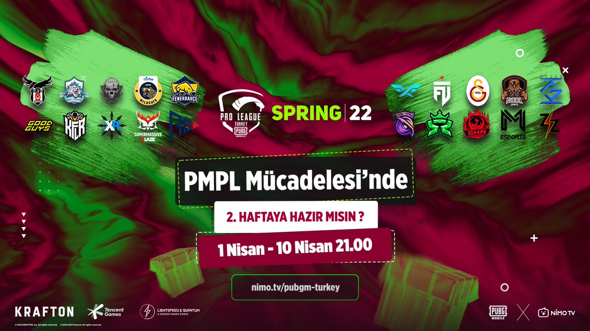 NİMO TV'de heyecan bu hafta kaldığı yerden devam ediyor!💪

PMPL'in 2. Haftasına hazır mıyız? 
Haydi, herkes uçağa!✈️

📺nimo.tv/pubgm-turkey
<a href="/PUBG_TUR/">PUBG: BATTLEGROUNDS Türkiye</a> 

#NİMOTV #PUBGM #PUBGMOBILE