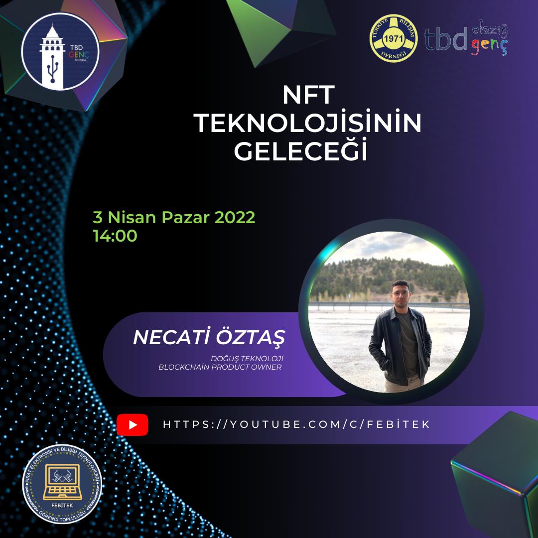 febitekk's tweet photo. Hız kesmeden devam eden canlı yayınlarımıza bir yenisini ekliyoruz. NFT Teknoljilerini ve olusturduğu yeni pazarı konuşacağız. Siz de NFT Teknolojisi hakkında sorularınıza yanıt bulmak, sektördeki iş olanlaklarını ögrenmek istiyorsanız yayınımıza bekleriz.
@tbdgencistanbul https://t.co/3d8meqPH3V