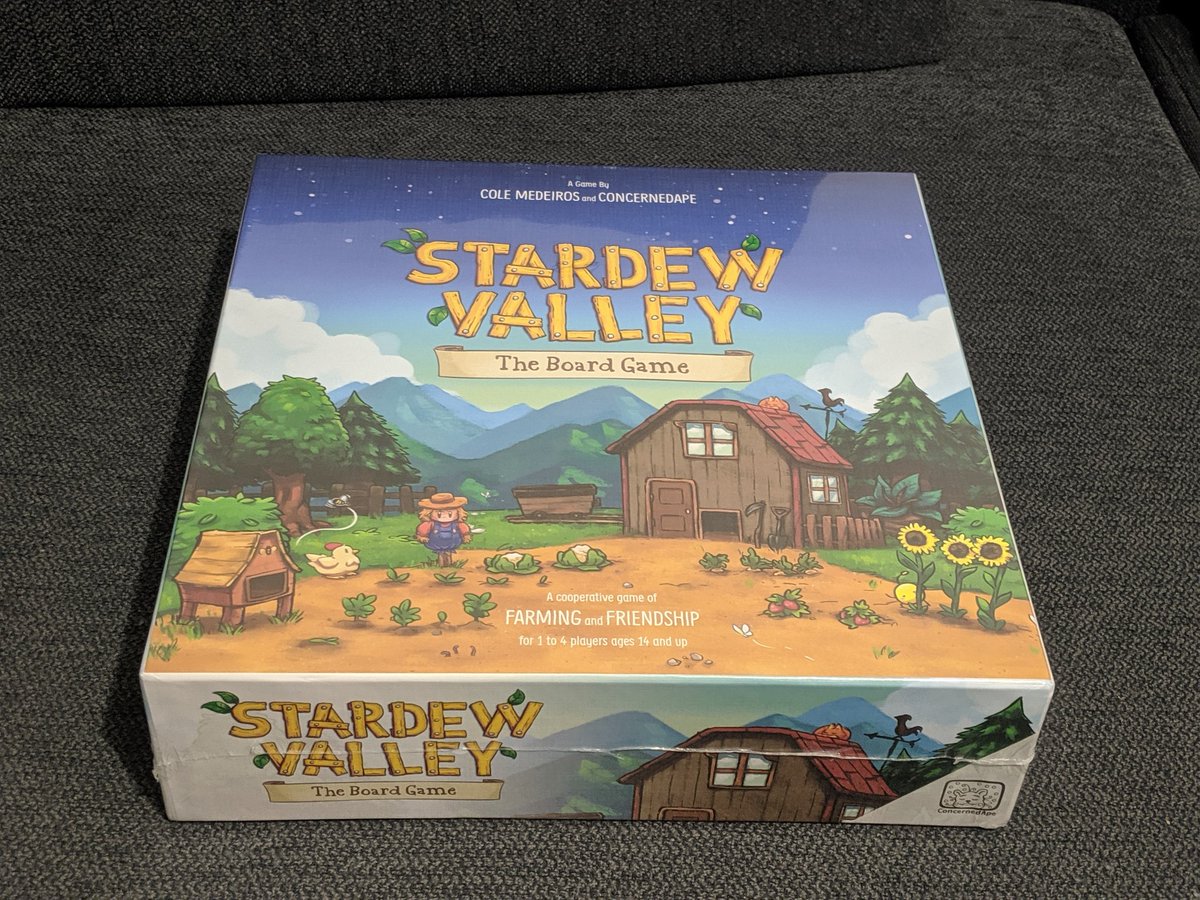 GameDevFluffy's tweet photo. Aaaaw yisss ! Finally got my hands on the @rStardewValley board game !!!
Can't wait to play it !!! 🤩 https://t.co/r2DosNcm42
