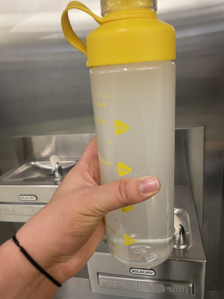 EPancratz's tweet photo. @MKEairport you need to take a look at your bubbler’s on concourse C. This is not appealing drinking water. https://t.co/hzbOOrENSL